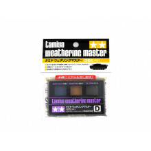 Набор пигментов D (подгорелый красный, подгорелый синий, коричнево-серый масляный) 87088  Tamiya